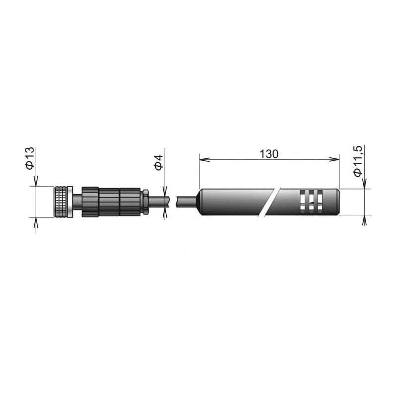 Afbeelding van TRHD-104E Digitale (uitwisselbare) temperatuur/RV sensor (Hirschmann)